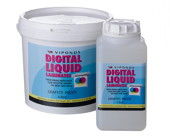 Digital Liquid Laminate Graffiti Proof jar and tub