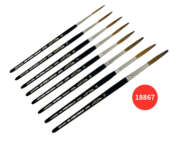 Paint brush discount for lettering