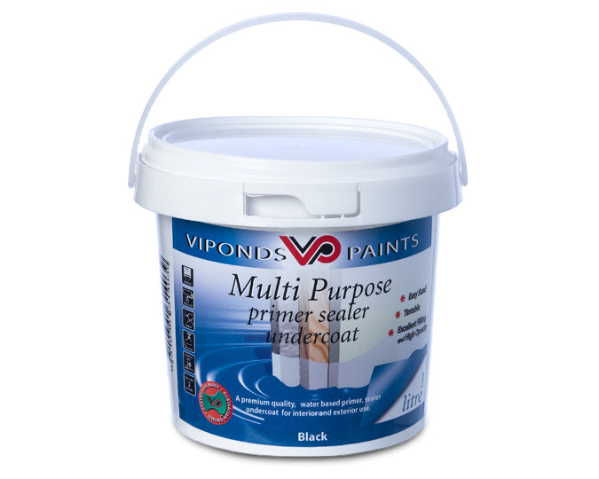 Viponds Acrylic Multi Purpose Primer Sealer Undercoat 1 litre tub a premium product for interior and exterior