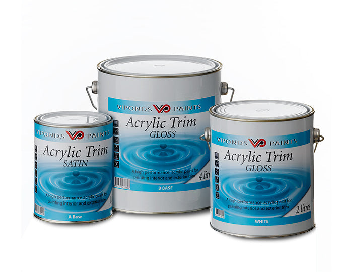 Viponds Paints Acrylic Trim Gloss tins